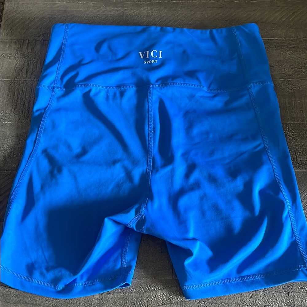 Vici blue biker Shorts
